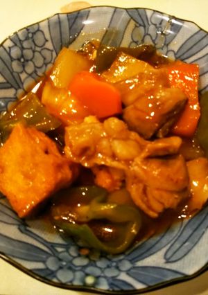 $厚揚酢豚$-レシピのメイン写真