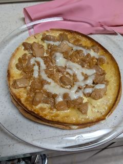 トルティーヤの皮で!照りマヨチキンピザ-レシピのメイン写真