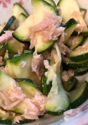 ズッキーニのツナサラダ〜レモン風味-レシピのメイン写真