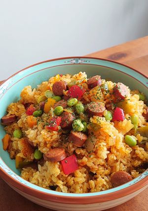 簡単！ 炊飯器でジャンバラヤ-レシピのメイン写真