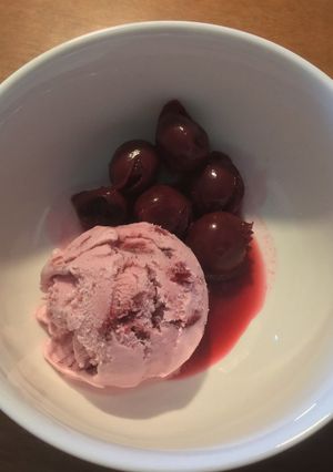 サクランボのアイスクリーム-レシピのメイン写真