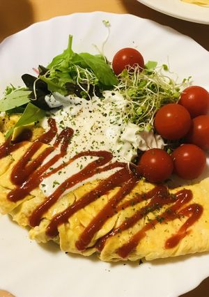 あわてず作る●ミートソースオムレツ-レシピのメイン写真