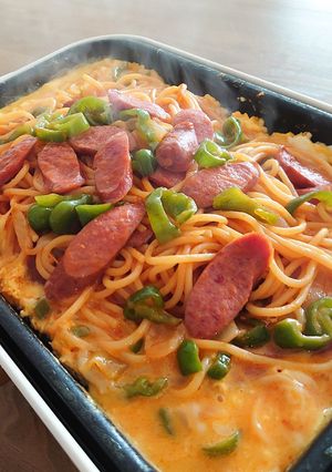 やみつき！ コクうまナポリタン♪-レシピのメイン写真