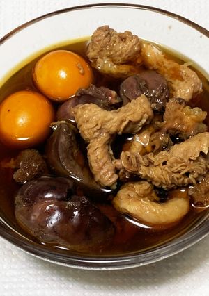 【砂糖不使用】鳥もつ煮-レシピのメイン写真