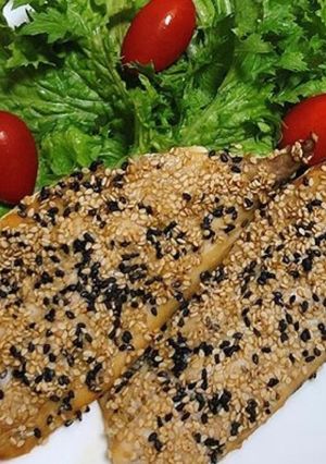 香ばしい❃アジのごまごま焼き❃-レシピのメイン写真