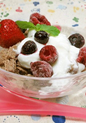 ウエハース消費♪朝食に簡単シリアル-レシピのメイン写真