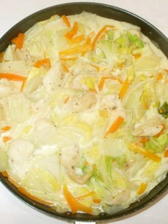 鶏肉白菜の豆乳クリーム煮♪簡単-レシピのメイン写真