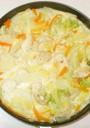鶏肉白菜の豆乳クリーム煮♪簡単-レシピのメイン写真