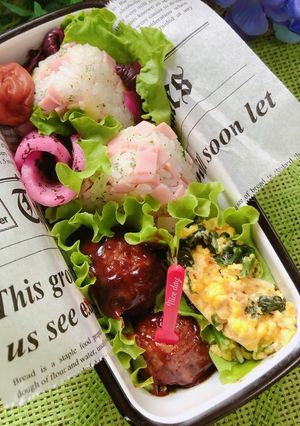 高校1年女子お弁当♡2020.08.02-レシピのメイン写真