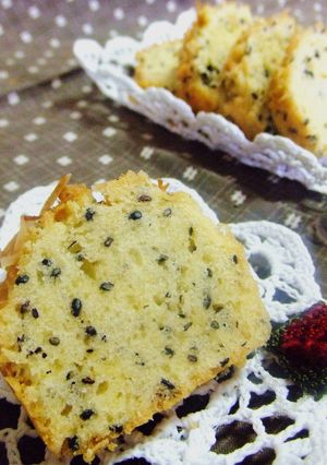 ✿ごまとココナッツのパウンドケーキ✿-レシピのメイン写真