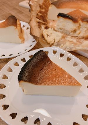 1コインで本当に美味なバスクチーズケーキ-レシピのメイン写真