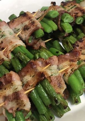 弁当～感謝祭まで★いんげんのベーコン巻き-レシピのメイン写真
