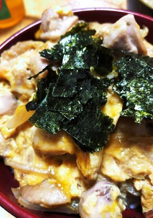 簡単。卵ふわふわ親子丼-レシピのメイン写真