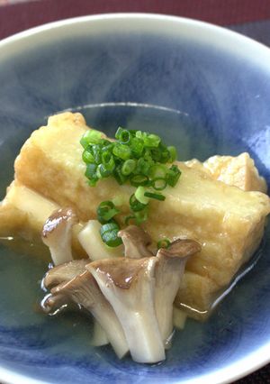パパッと！揚げ豆腐とキノコの煮物【動画】-レシピのメイン写真