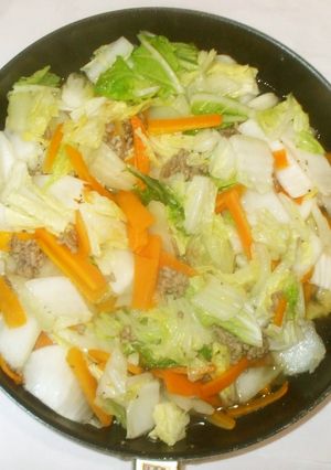 白菜のビタミン中華炒め♪簡単東洋医学-レシピのメイン写真
