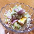 キャベツ玉ねぎベーコンのマカロニサラダ♡