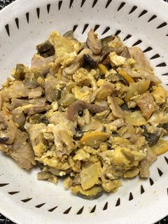 かぐら南蛮味噌の豚肉卵炒め-レシピのメイン写真