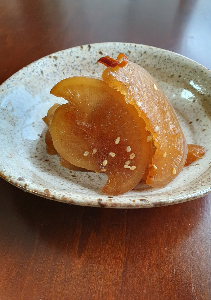 ご飯進む母の味！沢庵の古漬けのきんぴら-レシピのメイン写真