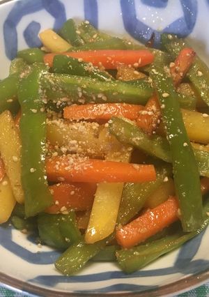 福耳唐辛子とグランドペチカの野菜きんぴら-レシピのメイン写真