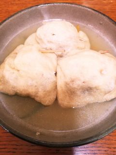 レシピ1油揚げの袋煮-レシピのメイン写真