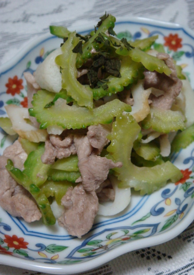 ■ゴーヤと豚肉の塩ぽん炒め■-レシピのメイン写真