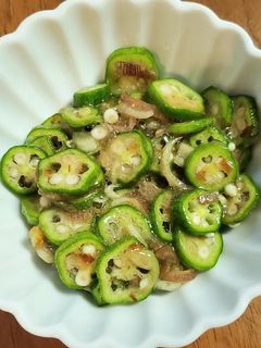 オクラとみょうがの和え物-レシピのメイン写真