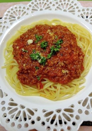 ソースが美味しいスパゲッティミートソース-レシピのメイン写真