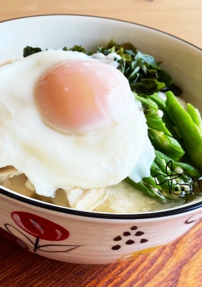 とろろとオクラの冷やしうどん☆お手軽簡単-レシピのメイン写真
