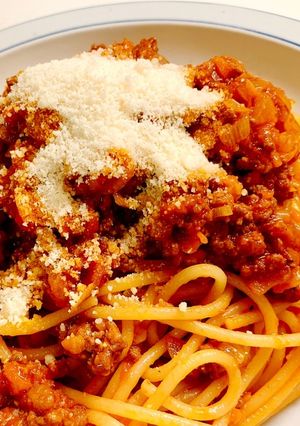 「基本のトマトソース」缶で簡単ボロネーゼ-レシピのメイン写真