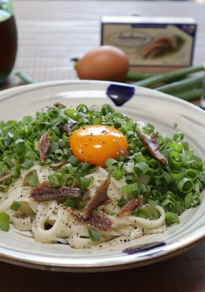 どっさりのっけネギのきしめん-レシピのメイン写真