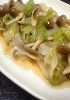 ＊もりもりレタスときのこの中華炒め＊-レシピのメイン写真