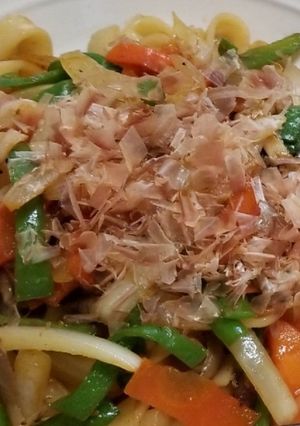 簡単♪めんつゆで焼ききしめん!-レシピのメイン写真