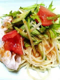 ピリ辛冷しゃぶ麺-レシピのメイン写真