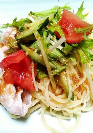 ピリ辛冷しゃぶ麺-レシピのメイン写真
