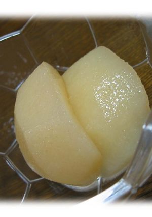 。。桃？ノーノー☆梨のコンポート☆-レシピのメイン写真