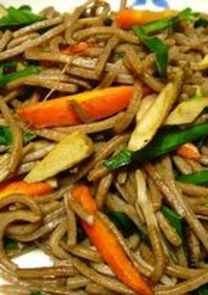 マクロビ☆簡単美味し～い和風焼き蕎麦-レシピのメイン写真