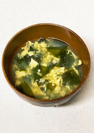 簡単!美味しい♡たまごとワカメのスープ-レシピのメイン写真