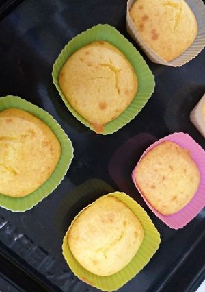 HMでカンタン♪甘さ控えめカップケーキ-レシピのメイン写真