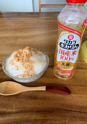 タカラ本みりんで♪かき氷 ハチミツ味?-レシピのメイン写真