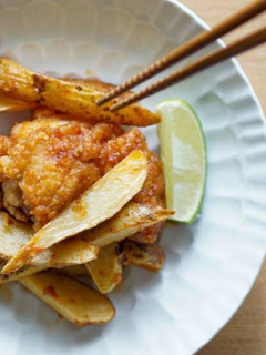 スパイシー唐揚げポテト-レシピのメイン写真
