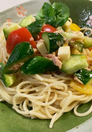 夏野菜のコロコロパスタ-レシピのメイン写真