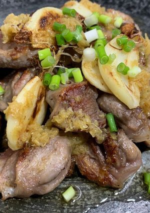 おつまみに最高砂肝とにんにく炒め-レシピのメイン写真