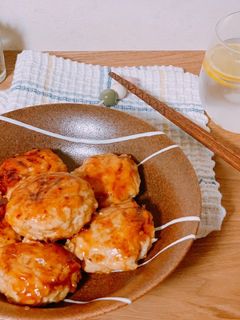 もやしでかさ増し☆豚ミンチのつくねバーグ-レシピのメイン写真