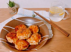 もやしでかさ増し☆豚ミンチのつくねバーグ-レシピのメイン写真