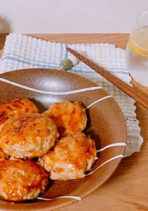 もやしでかさ増し☆豚ミンチのつくねバーグ-レシピのメイン写真