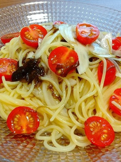 もずくとトマトのさっぱりパスタ-レシピのメイン写真