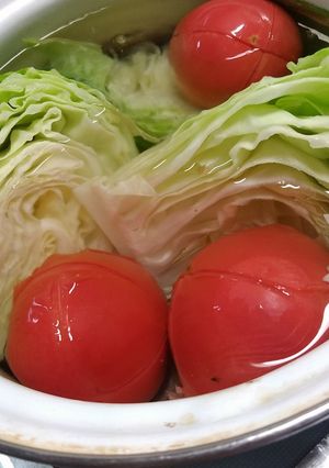 トマトの湯むき~他の野菜と一緒でゴメン-レシピのメイン写真