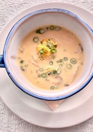お魚団子の甘酒豆乳薬膳スープ-レシピのメイン写真