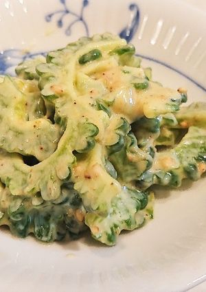 ゴーヤのごま味噌マヨ和え-レシピのメイン写真