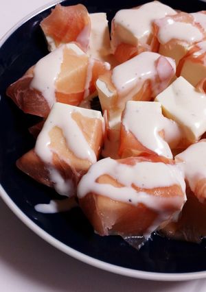 簡単 生ハムと豆腐のサラダ-レシピのメイン写真